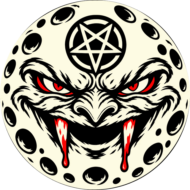 Grindcore Never Sleeps moon badge